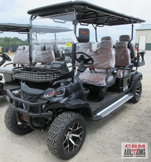 2026SDLANCHHQ100 Electric Golf Cart, 6Seater, 5,000 Watt AC Motor, 60V 100AH Battery, 6 Seats