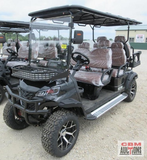 2026 SDLANCH HQ100 Electric Golf Cart, 6 Seater, 5,000 Watt AC Motor, 60V 100AH Battery, 6 Seats