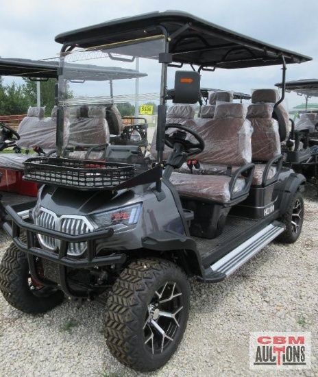 2026 SDLANCH HQ100 Electric Golf Cart, 6 Seater, 5,000 Watt AC Motor, 60V 100AH Battery, 6 Seats