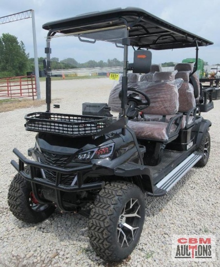 2026 SDLANCH HQ100 Electric Golf Cart, 6 Seater, 5,000 Watt AC Motor, 60V 100AH Battery, 6 Seats