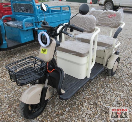 SDLanch MGC40 Mini Golf Cart/Tricycle, LED Smart Screen, 3 Speeds, 20A Long Life Battery, S# MO34 *6