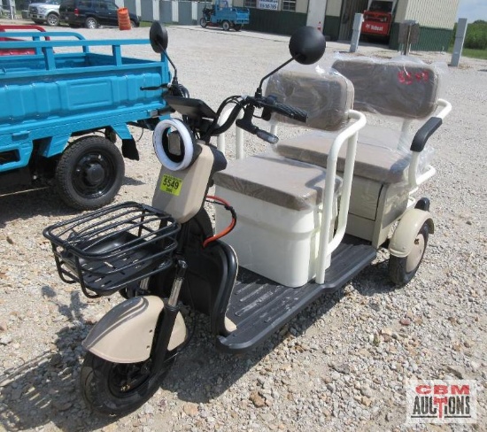 SDLanch MGC40 Mini Golf Cart/Tricycle, LED Smart Screen, 3 Speeds, 20A Long Life Battery, S# MO40 *7