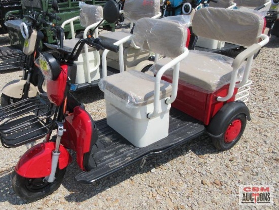 SDLanch MGC40 Mini Golf Cart/Tricycle, LED Smart Screen, 3 Speeds, 20A Long Life Battery, S# 1019 *6