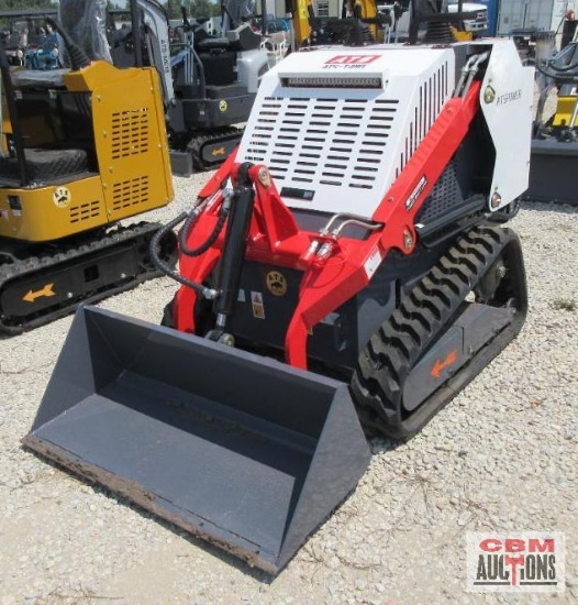 ATS 480R Mini-Skid Steer Loader. 25 HP Rato, Aux Hydraulics, Rubber Tracks, Stand-On Platform 43"