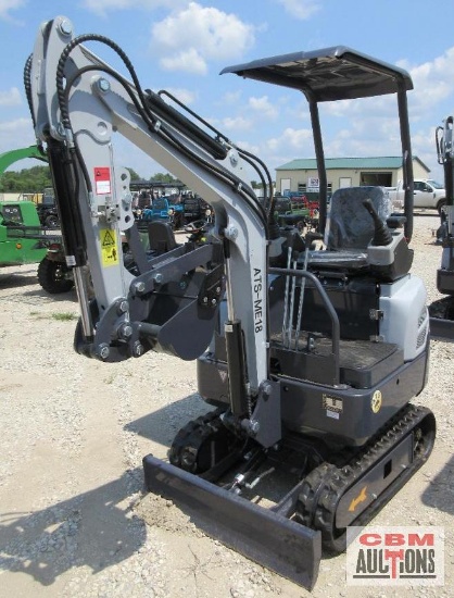 ATS Power ATS-ME18 Mini Excavator 15 Hp Gas Electric Start, Open Station ROPS, Pilot Controls, 15"