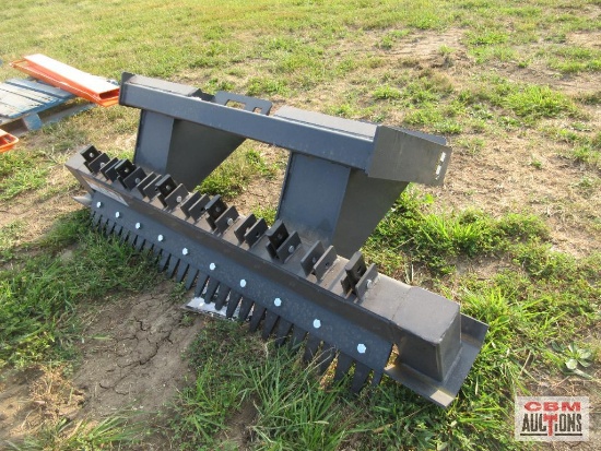 Wolverine RPR-12-72W Skid Steer 72" Landscape Grader Scarifier S# 0509 *13