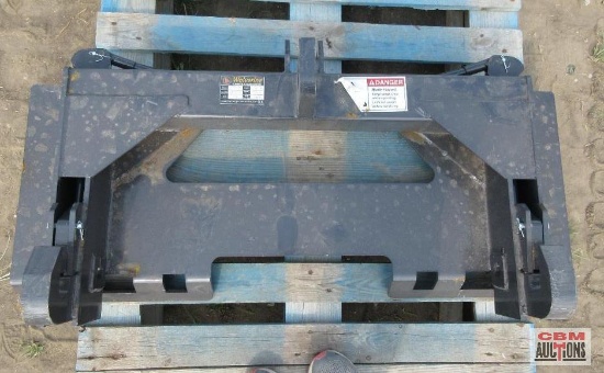 Wolverine PT-16-02C Skid Steer 3pt Quick Hitch Adapter, Class II S# 0316 *14