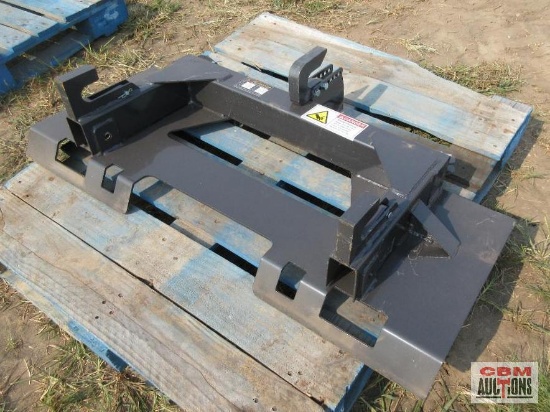 Wolverine PT-16-01C Skid Steer 3pt Quick Hitch Adapter, Cat I S# 3485 *14