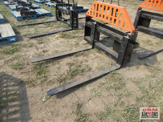 Wolverine FK-11-48W Skid Steer 48" Pallet Forks S# 0241 *14