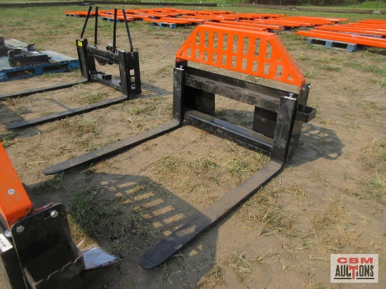 Wolverine FK-11-48W Skid Steer 48" Pallet Forks S# 0245 *14
