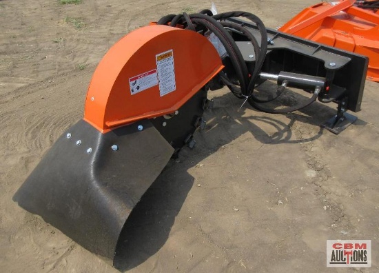 Wolverine SG-13-08D Skid Steer Hydraulic Swing Stump Grinder, 15-26 Gpm S# 0655 *15