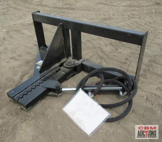 Wolverine TB08 Skid Steer Hydraulic Tree Puller With Hoses & Couplers S# 0414 *15