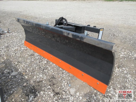 Wolverine DB-15-84W 84" Hydraulic Angle Skid Steer Blade With Hoses & Couplers S# 0291 *7