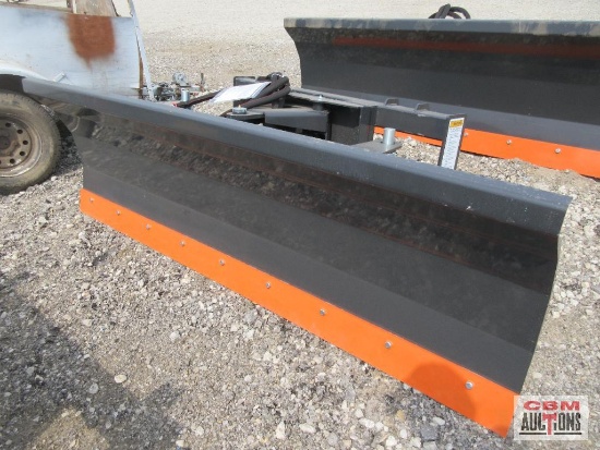 Wolverine DB-15-84W 84" Hydraulic Angle Skid Steer Blade With Hoses & Couplers S# 0299 *7