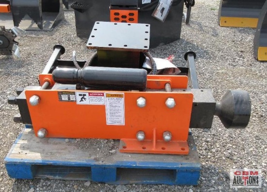 Wolverine PD-12-08D Skid Steer Post Driver, 750 Ft/lb Energy Class, Operating Weight 1,000 lbs,