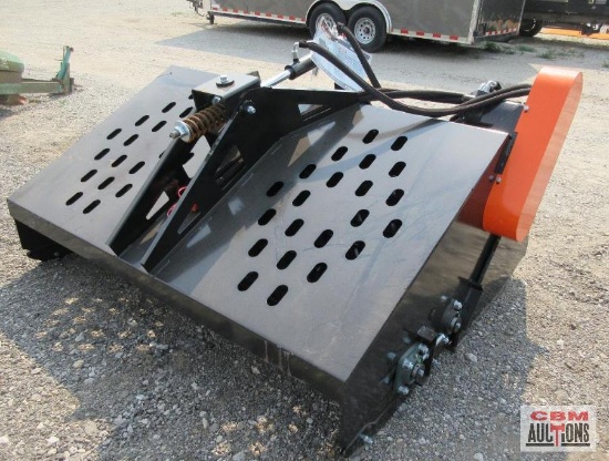 Wolverine CLM72 72" Rock Hound Landscape Rake, In Cab Remote Control, Skid Steer Attachment Plate,