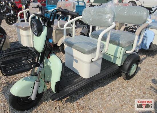 SDLanch MGC40 Mini Golf Cart/Tricycle, LED Smart Screen, 3 Speeds, 20A Long Life Battery, S# 0947