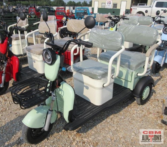SDLanch MGC40 Mini Golf Cart/Tricycle, LED Smart Screen, 3 Speeds, 20A Long Life Battery, S# 0975 *6