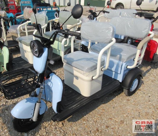 SDLanch MGC40 Mini Golf Cart/Tricycle, LED Smart Screen, 3 Speeds, 20A Long Life Battery, S# 1189