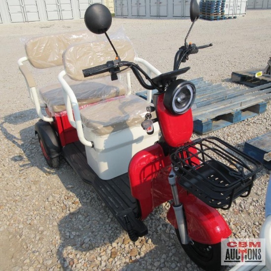SDLanch MGC40 Mini Golf Cart/Tricycle, LED Smart Screen, 3 Speeds, 20A Long Life Battery, S# 1182