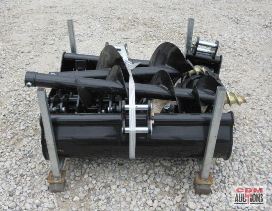 Wolverine 9 Pc Mini Excavator Attachments: 8" Tooth Bucket, Quick Hitch, 19" Smooth Bucket, 31"