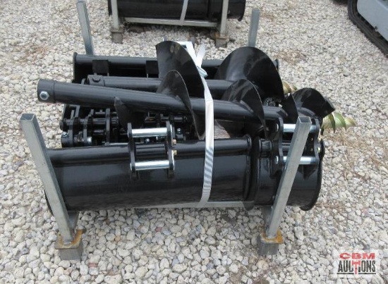 Wolverine 9 Pc Mini Excavator Attachments: 8" Tooth Bucket, Quick Hitch, 19" Smooth Bucket, 31"