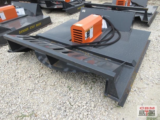 Wolverine BC-13-72W 72" Skid Steer Brush Cutter Mower With Hoses & Ends, Deck Built With 3/16"