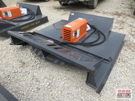 Wolverine BC-13-72W 72" Skid Steer Brush Cutter Mower With Hoses & Ends, Deck Built With 3/16"
