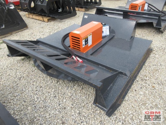 Wolverine BC-13-72W 72" Skid Steer Brush Cutter Mower With Hoses & Ends, Deck Built With 3/16"