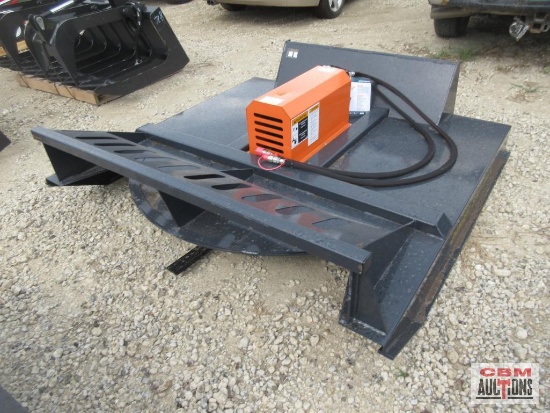 Wolverine BC-13-72W 72" Skid Steer Brush Cutter Mower With Hoses & Ends, Deck Built With 3/16"