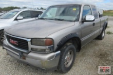2000 GMC Sierra 1500 Extended Cab Pickup Truck, 4x4 VIN # 2GTEK19T1Y1356122