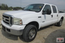 2007 Ford F-250 Crew Cab Pickup Truck 4x4, VIN # 1FTSW21P07EA82887