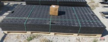 Future FT-LJB12 (12) Ground Protection Mats 47" x 94.5" Diamond-Plated Smooth Plate Tread Design,