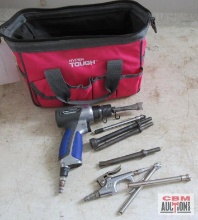 Hyper Tough Tool Bag, KobaltAir Hammer, Chisels Bits & Air Tools *B6