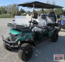 2026 Future GC42S Electric Golf Cart, 6 Seater, 60 Volt, 3,500 Watt Motor, 14" Off-Road Tires &