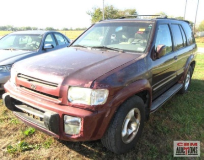 2000 Infiniti QX4 Multipurpose Vehicle (MPV), VIN # JNRAR07Y8YW079383