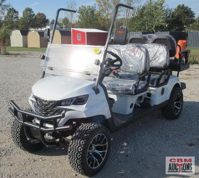 2026 Future GC42S Electric Golf Cart, 6 Seater, 60 Volt, 3,500 Watt Motor, 14" Off-Road Tires &