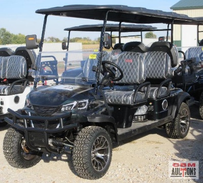 2026 Future GC42S Electric Golf Cart, 6 Seater, 60 Volt, 4,000 Watt Motor, 14" Off-Road Tires &
