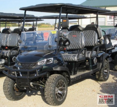 2026 Future GC42S Electric Golf Cart, 6 Seater, 60 Volt, 4,000 Watt Motor, 14" Off-Road Tires &
