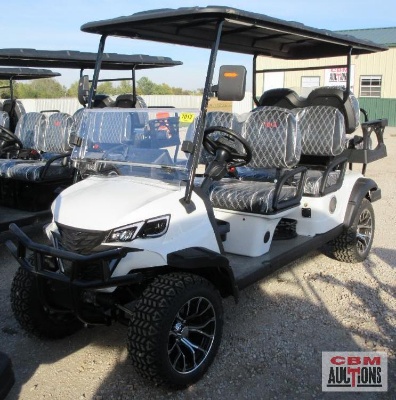2026 Future GC42S Electric Golf Cart, 6 Seater, 60 Volt, 4,000 Watt Motor, 14" Off-Road Tires &