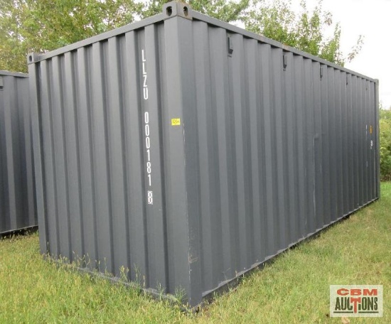 2026 20' Cargo Shipping Container 8'6" Cube, Rear Doors, One Trip Use Container LLZU001818 (Buyer