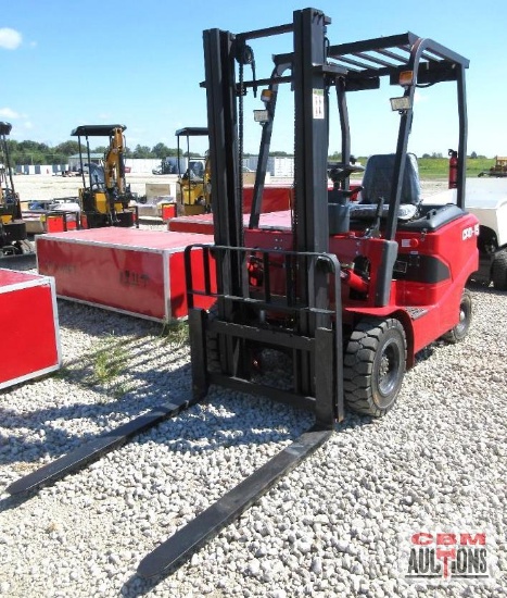 Future CPD15 Electric Forklift, Canopy, 2-Stage Mast, #3,300 Lift, 48" Forks S#0643 *1