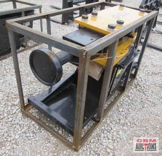 AGT PD750-PZ Skid Steer Post Driver, 750 ft/lb Energy Class, 500-900 BPM Blow, Operating Weight