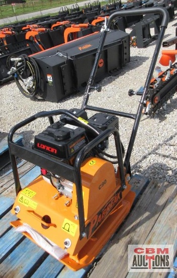 PABREAK C90 Heavy Duty Vibratory Plate Compactor, 196cc Loncin Engine NEVER STARTED-BUYER NEEDS TO