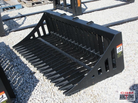 PABREAK 64" Skid Steer Rock Bucket High Side Bucket *1