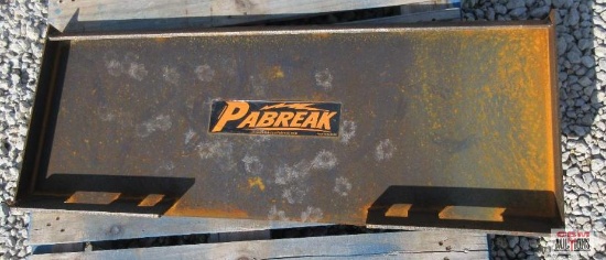 PABREAK Closed Weld On Skid Steer Mounting Plate *1