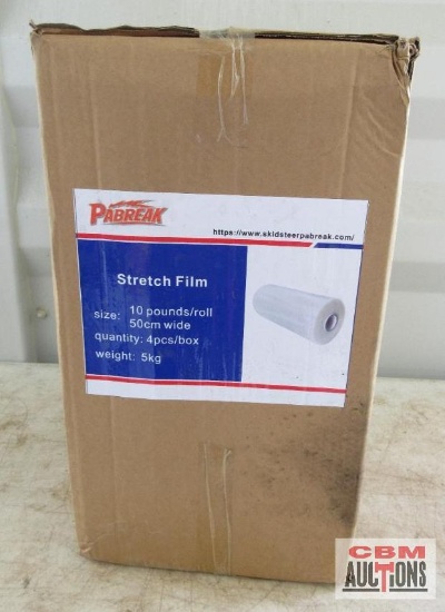 PABREAK4 Rolls 19" Of Stretch Film #10 Rolls *F12