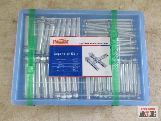 PABREAK 260 Pcs Concrete Expansion Bolt *F19