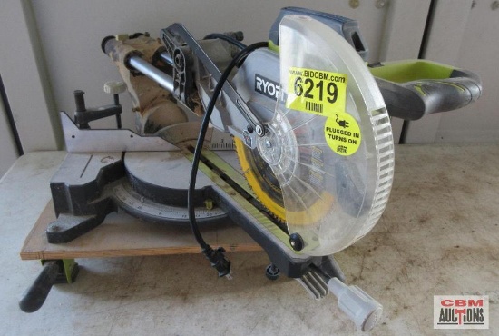 Ryobi TSS102L 10" Sliding Compound Miter Saw (Runs) *A20
