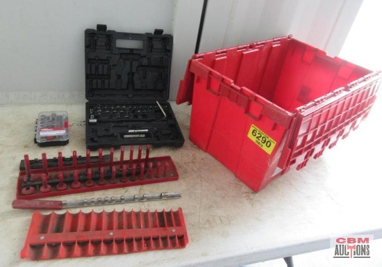Tote Of Socket Rails & Sockets *B9